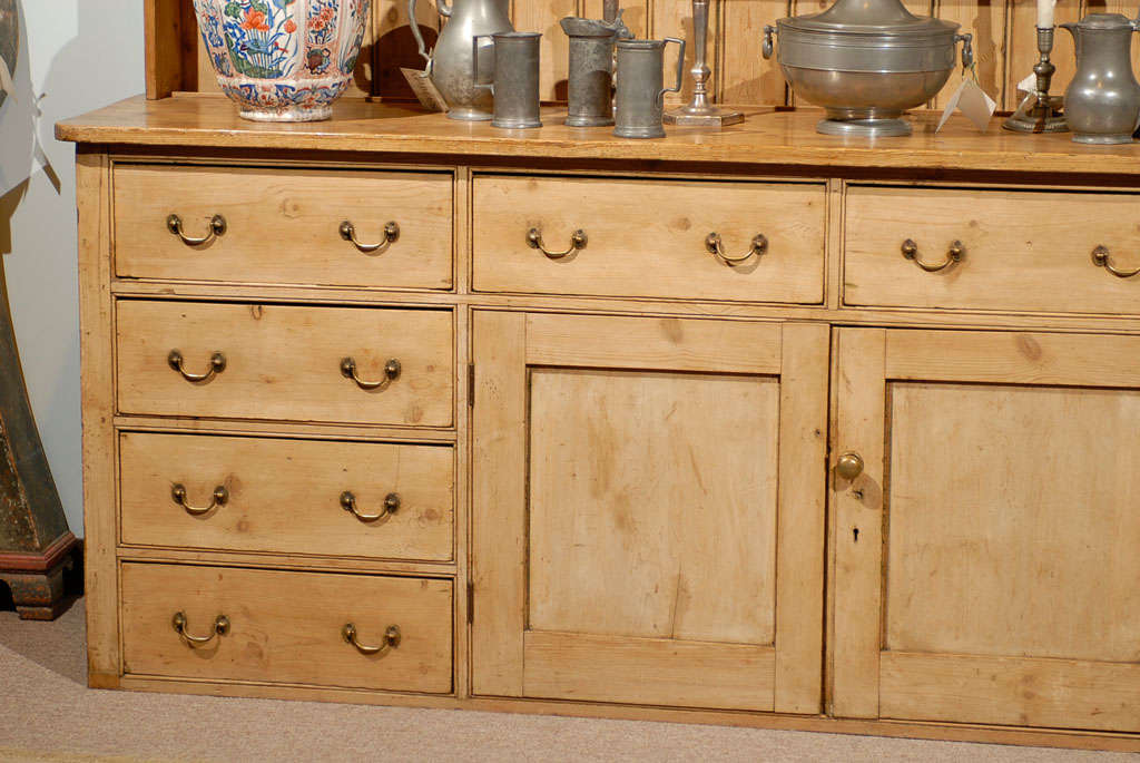 19th Century English Pine Dresser 3