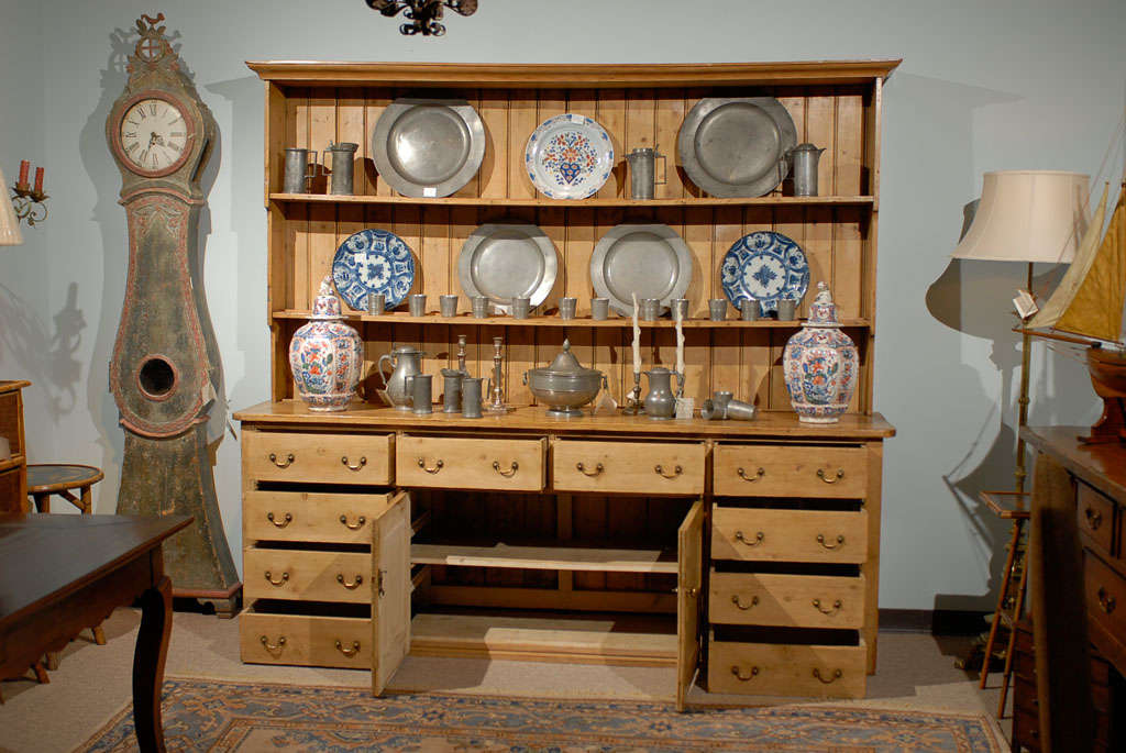19th Century English Pine Dresser 4
