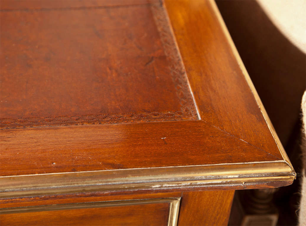 20th Century French Louis XVI Style Mahogany Desk by Jansen