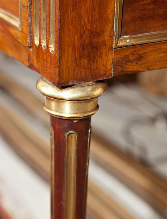 French Louis XVI Style Mahogany Desk by Jansen 2