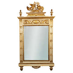 Italian Neoclassical Style Painted Mirror