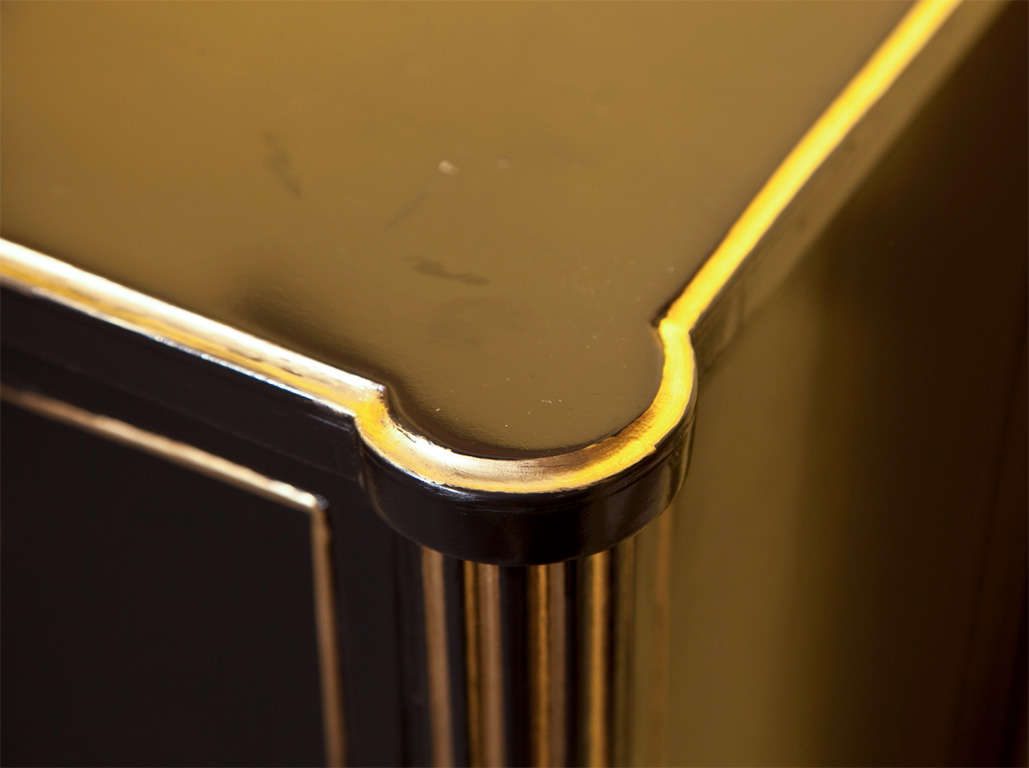 Pair of Ebonized Chests of Drawers attri. to Jansen