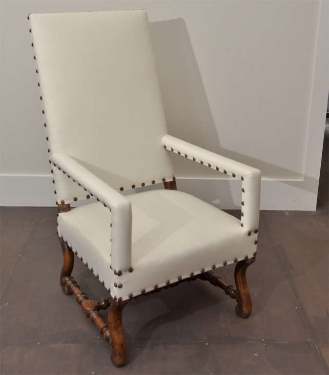 High Back Arm Chair with Slipcover at 1stDibs slip covers for chairs