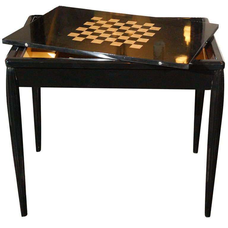 Gold Leaf Game Table