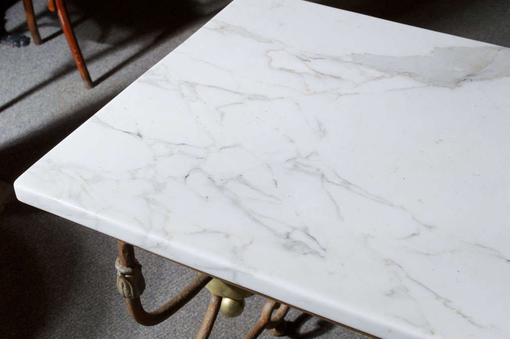 marble top pastry table