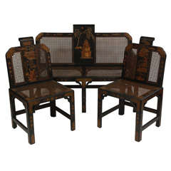 Chinoiserie Drawing Room / Parlor Set