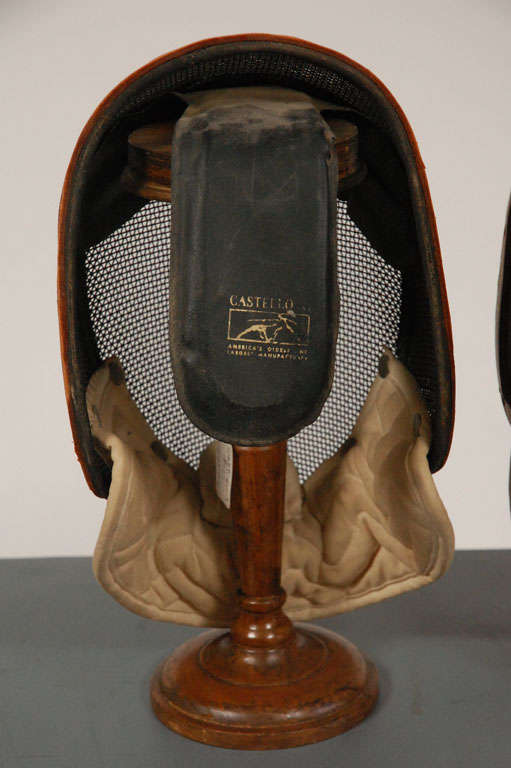 Mid-20th Century Fencing Foils and Masks Set from Calstello NYC