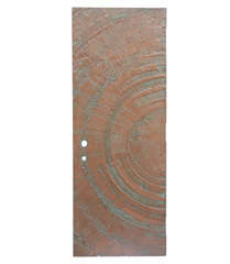 Bronze Patina Door in the Manner of Forms and Surfaces