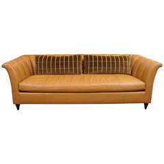 Donghia Sofa in Rich Leather