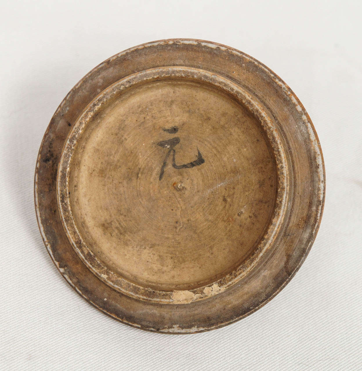 Chinese Covered Asian Jar in Oxblood on Stand, 19th Century