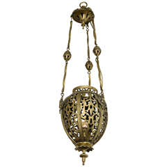 Antique Brass Lantern, 19th Century