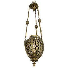 Antique Brass Lantern, 19th Century