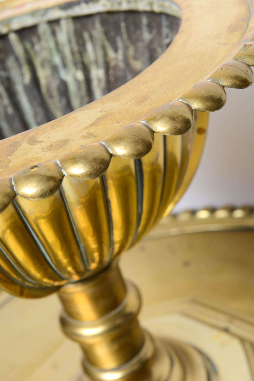 Turkish/ Arab Brass Brazier/ Mangal, 19th Century For Sale 2