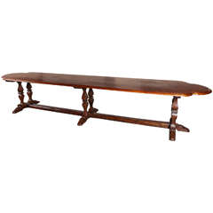 Antique Italian Dining Table from Florence 19th Century