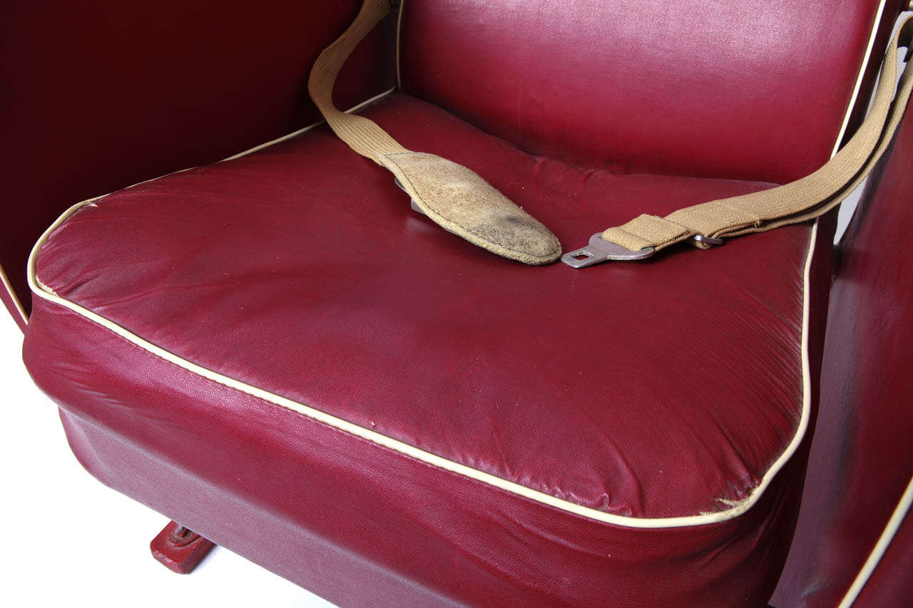 Modernist Air France Art Deco First Cabin Seat, circa 1940 For Sale 1