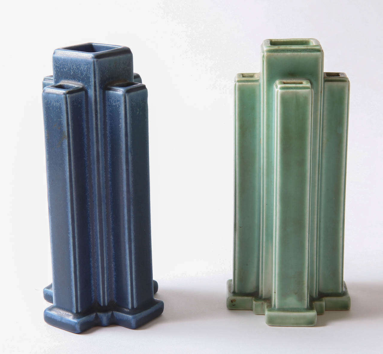 Art Deco Collection of Vintage Rookwood Skyscraper Ceramics