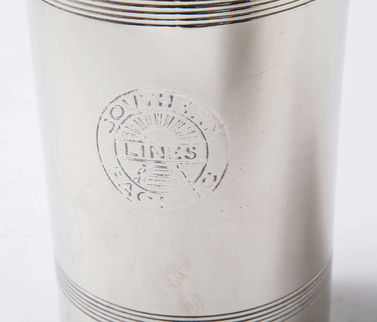 American Streamline International Silver Vase / Shaker for Southern Pacific, Manner of Lurelle Guild For Sale