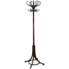 Antique French Bentwood Hat/Coat Rack