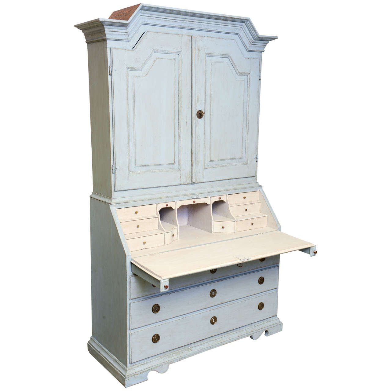 18th Century Antique Swedish Baroque Period Secretary For Sale At 1stdibs
