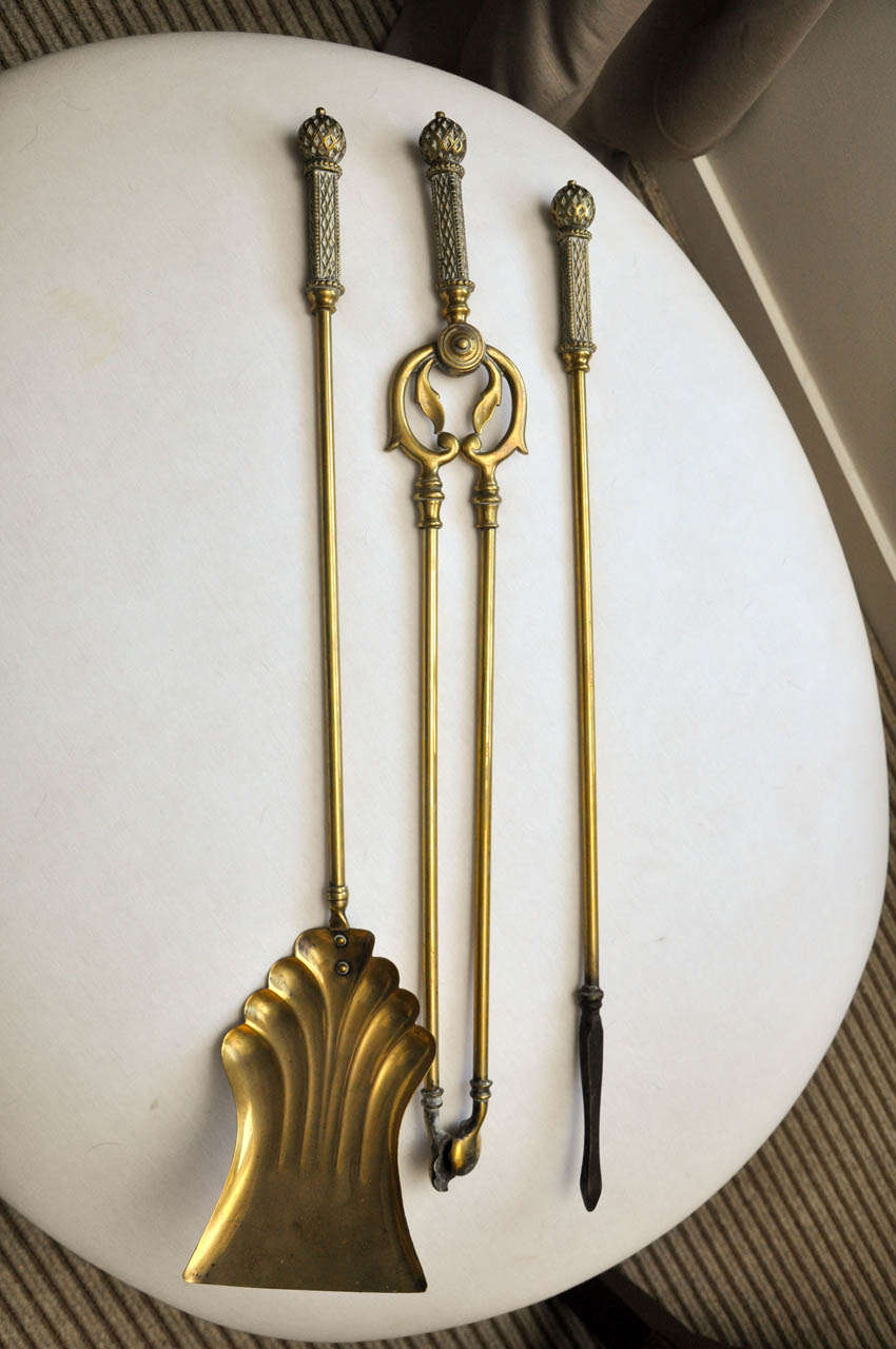Gothic Revival Fireplace Tools