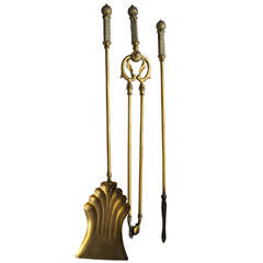Gothic Revival Fireplace Tools