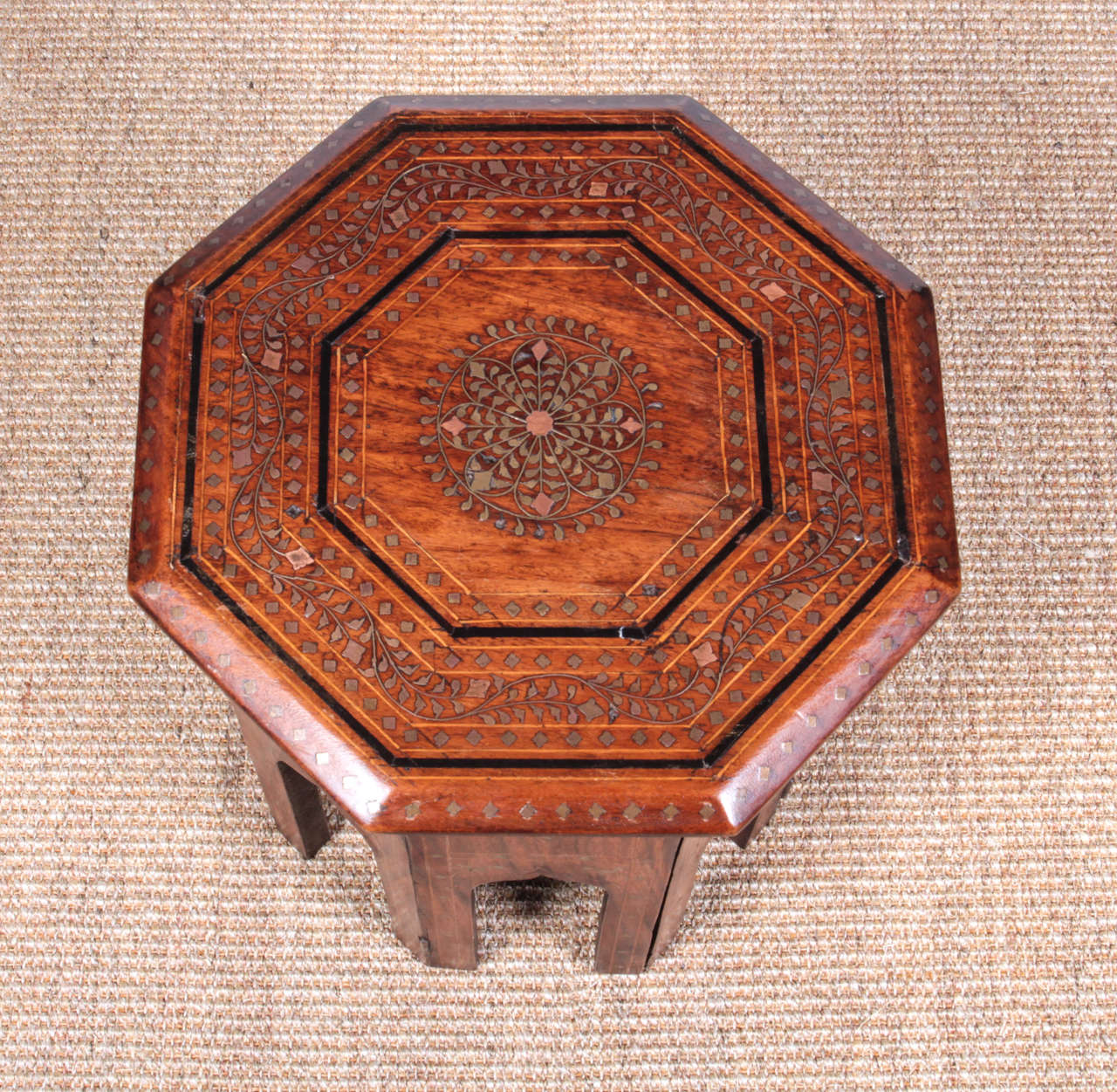 Wood Mini 19th Century Syrian Table