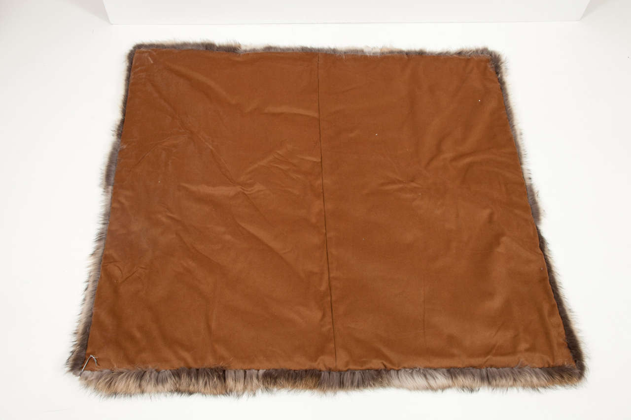 Late 20th Century Throw, Raccoon Fur