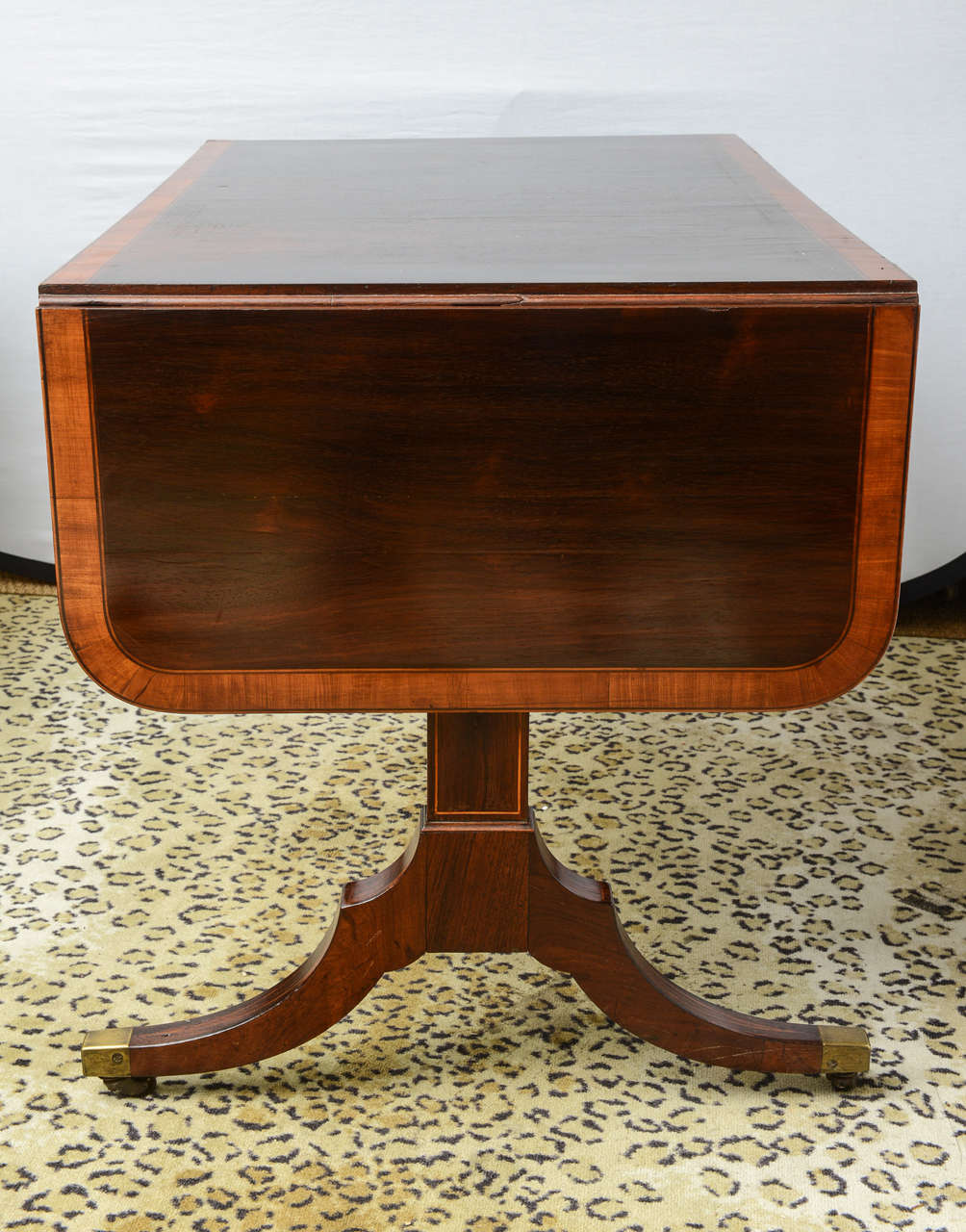 19th Century, English Rosewood Partner Sofa Table 2