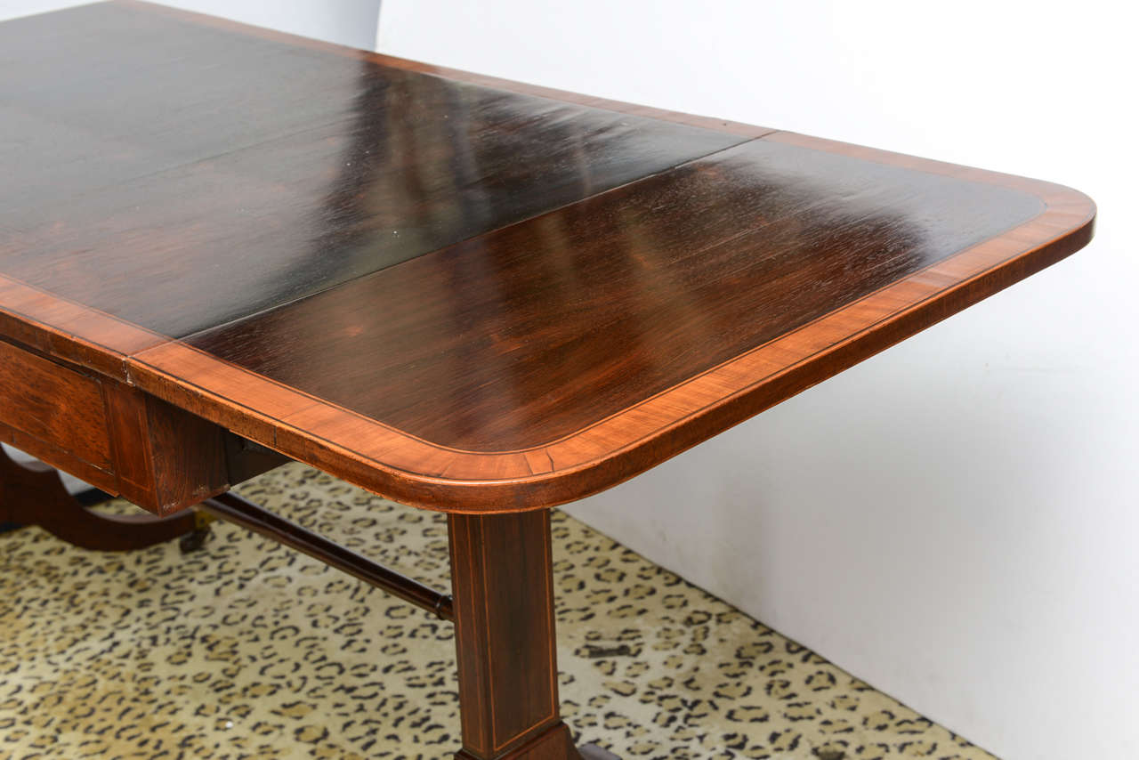 19th Century, English Rosewood Partner Sofa Table 3