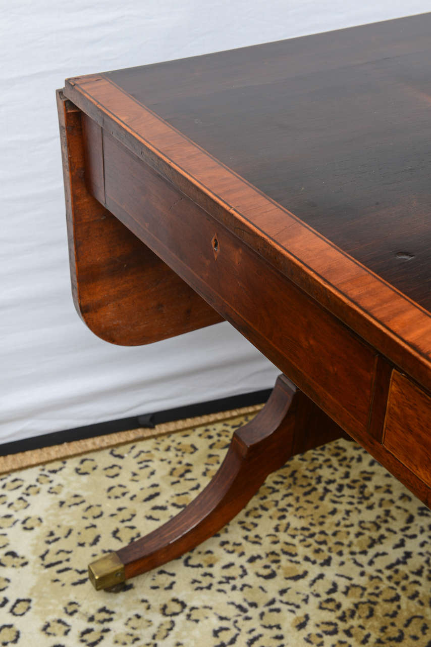 19th Century, English Rosewood Partner Sofa Table 5