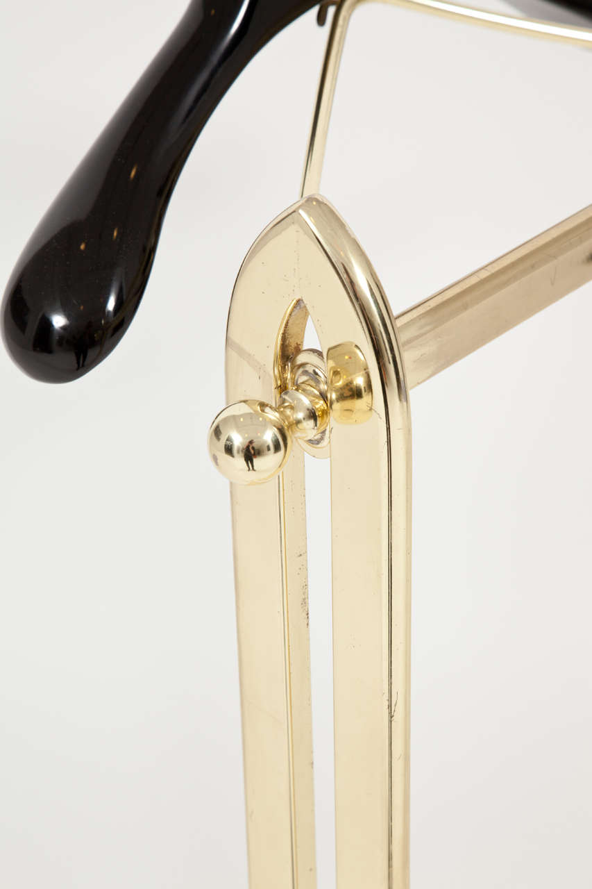 Italian Mid-Century Modern Brass Valet In Excellent Condition In New York, NY