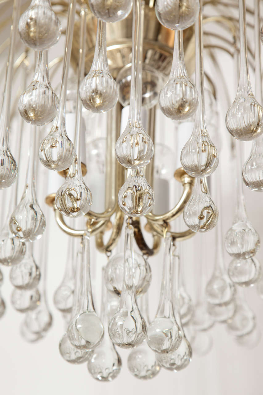 Italian Crystal Tear Drop Chandelier 1