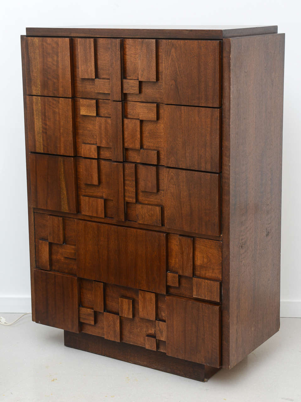 American Vintage Cubist Chest by Lane