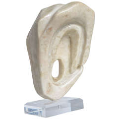 Marble and Lucite Sculptue