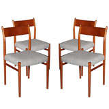 Set of 4 Teak Dining Chairs by Arne Vodder