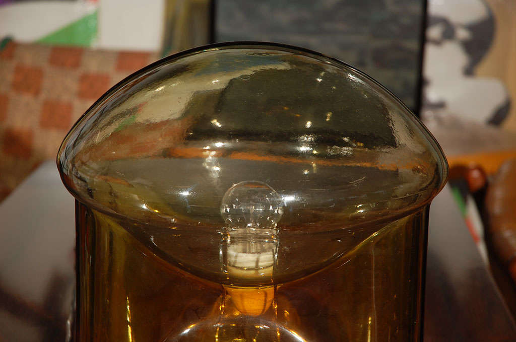 Italian Medusa Glass Lamp by Umberto Riva