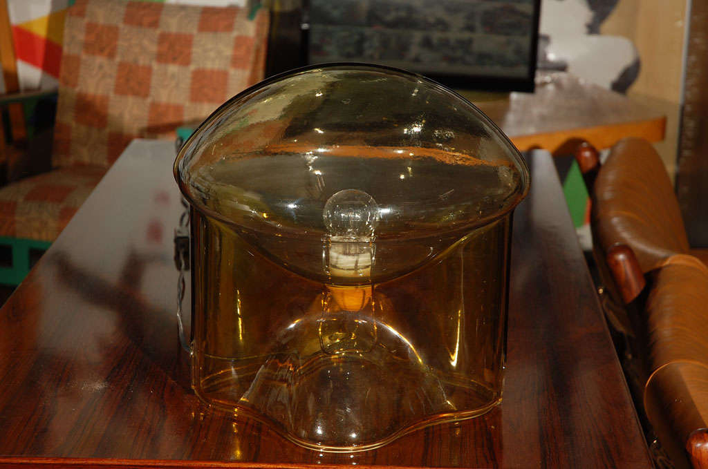 Umberto Riva Medusa glass lamp, 1970's