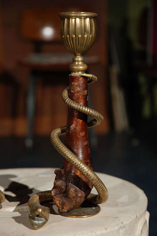 snake candelabra