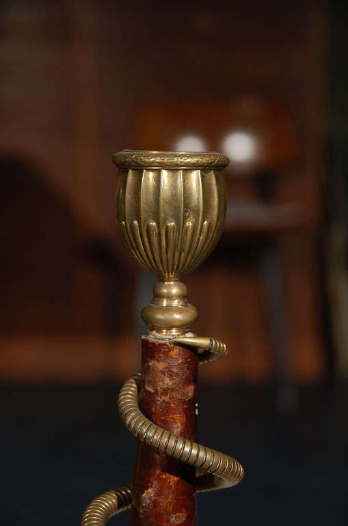 snake candle holder