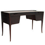 RARE & Fine Edward Wormley for Dunbar leather top writing desk