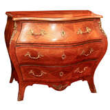 An Antique Swedish Bombe Commode with bronze mounts