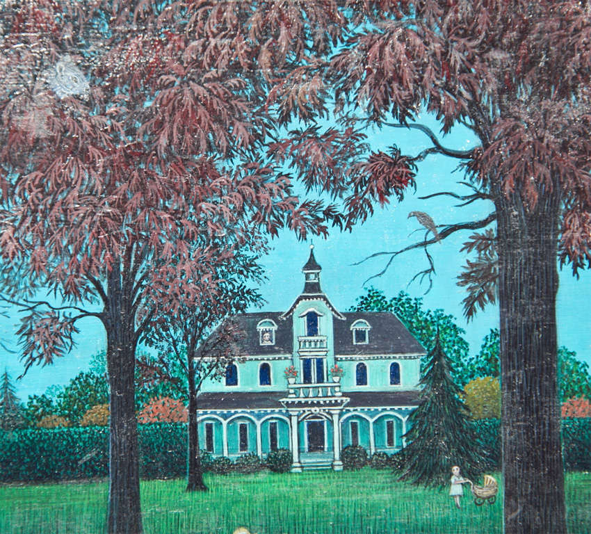 Oil  Painting  Autumn  Games  By  Jean  Jones Jackson 1