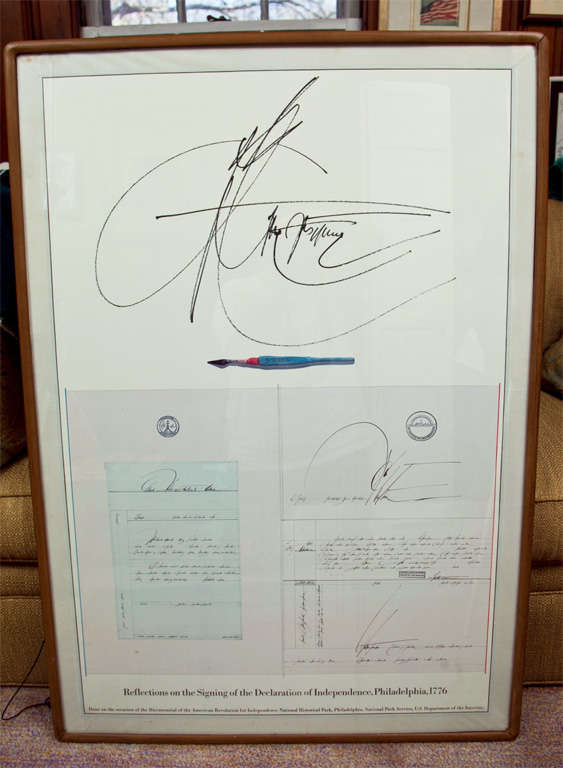 Steinberg's  Poster  U.S. Declaration Of Independence