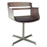 Vintage Jorge  Pensi  Swivel  Base  Desk  Chair