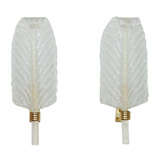 Pair of Barovier & Toso leaf sconces