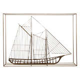Sailing Ship sculpture by C. Jere