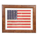 Antique 42-star U.S. Flag c. 1890 Washington Statehood