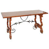 Spanish Baroque Style Walnut Table