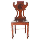 Late Regency Mahogany Hall Chair