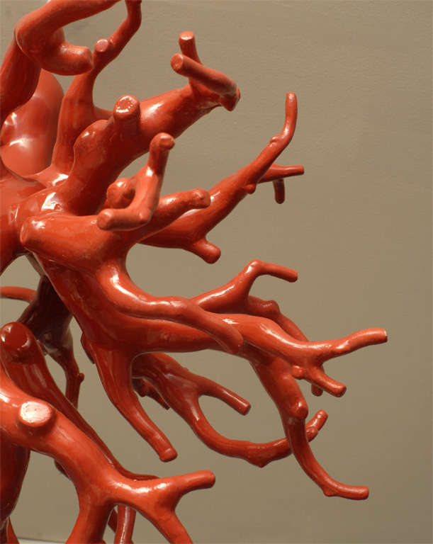 Suspended Coral sculpture by Maurizio Epifani In Excellent Condition In Paris, FR
